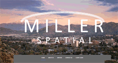 Desktop Screenshot of millerspatialservices.com